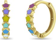 In Season Jewelry 14k Star Cascade Hoops