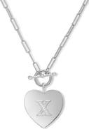 Melinda Maria Love Letters Initial Heart Medallion Necklace