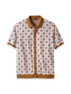 Paul Fredrick Cotton Button Front Polo