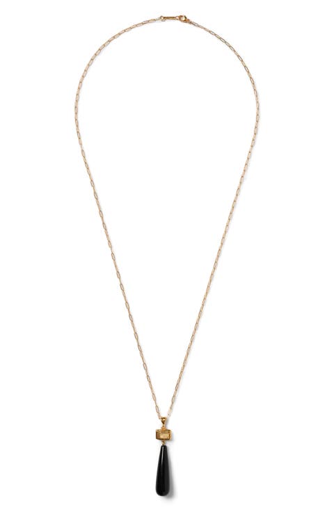 Messina Semiprecious Stone Pendant Necklace