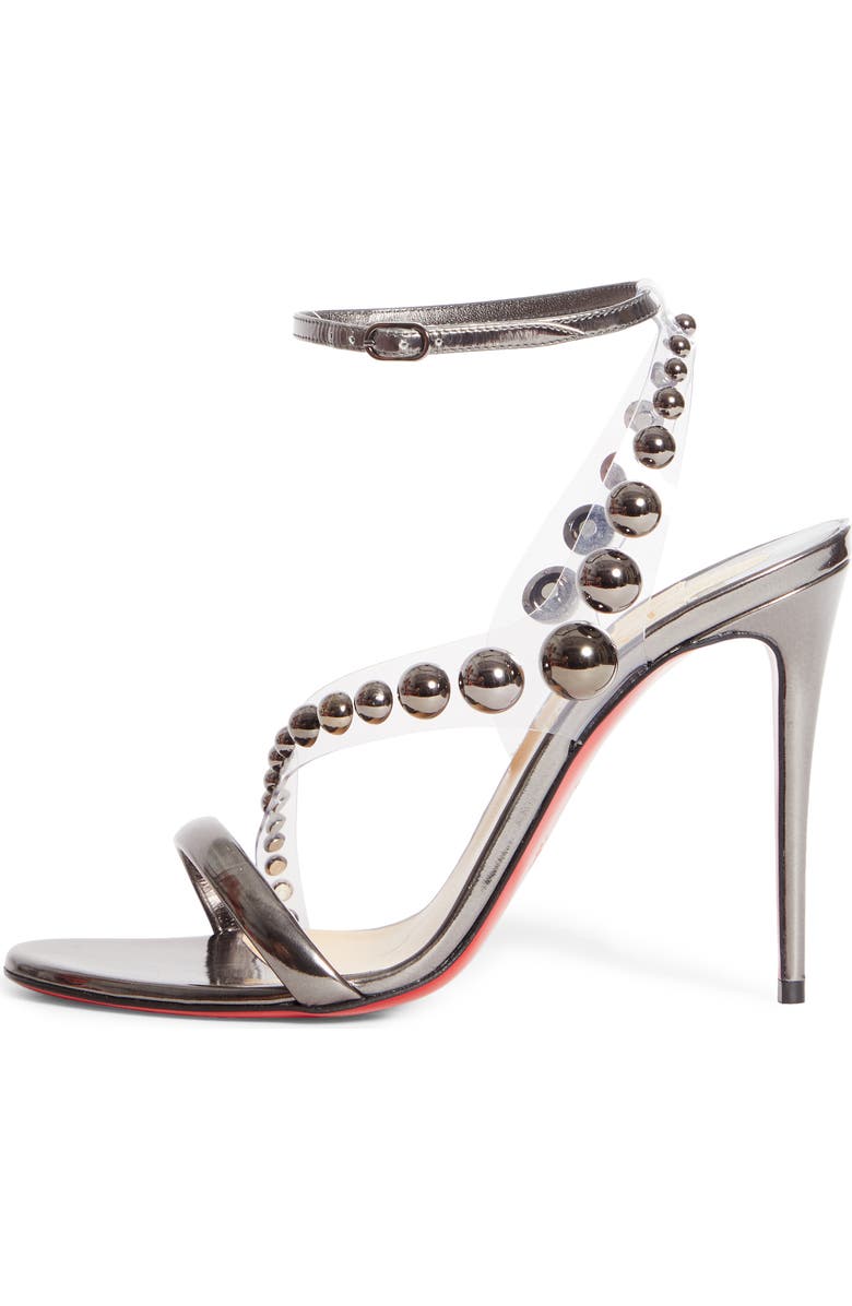 Christian Louboutin Corinetta Stud Strap Sandal, Alternate, color,