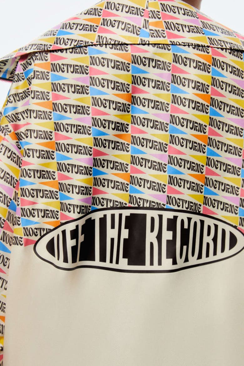 Printed Oversized Jacket, Alternate, color, Multi-Colored