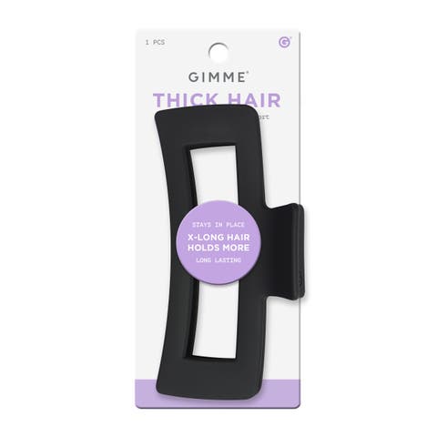 XL Rectangle Claw Clip for Thick Hair
