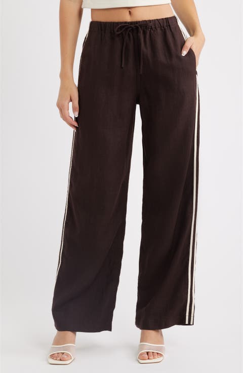 Pull-On Linen Pants