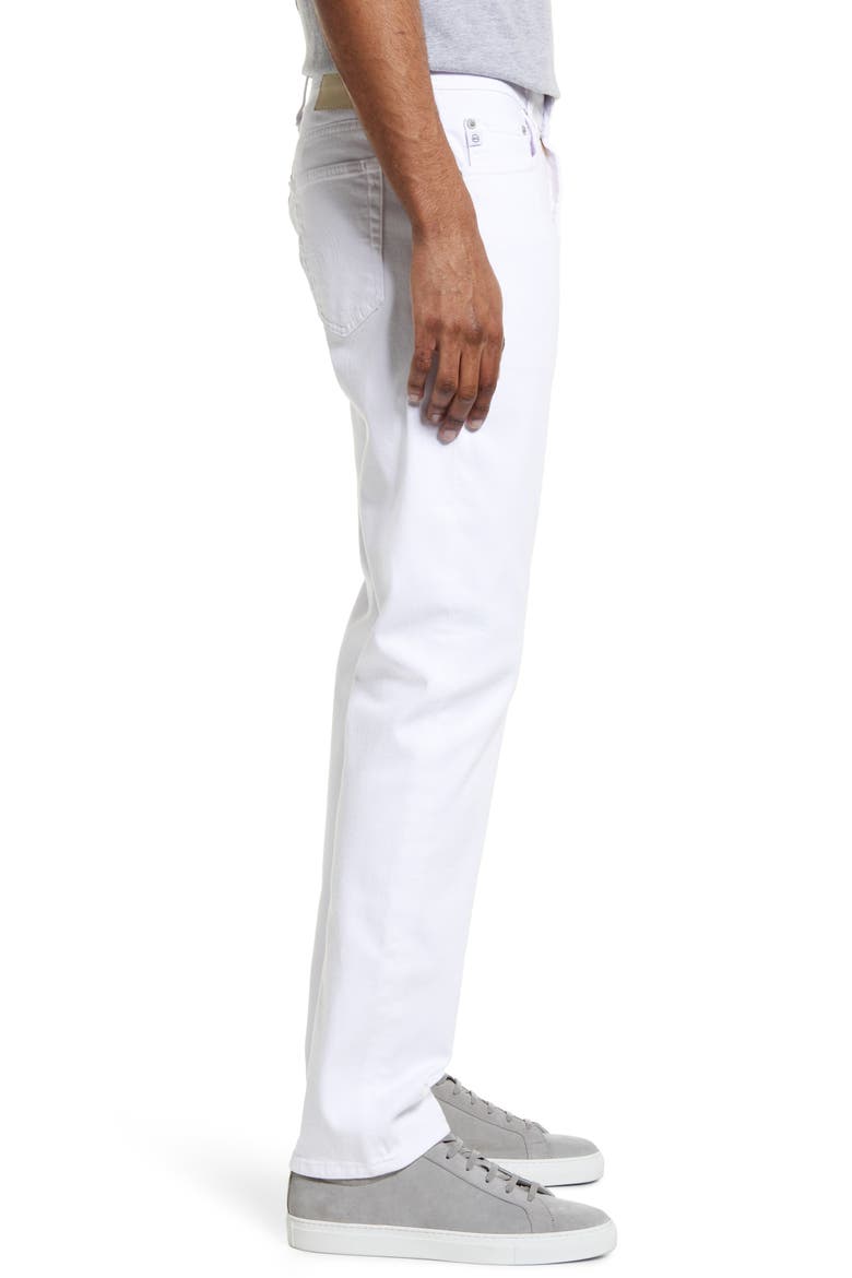 Everett Slim Straight Leg Jeans, Alternate, color, WHITE