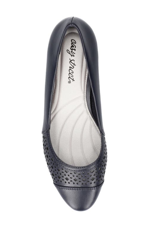 EASY STREET EASY STREET NEVA CAP TOE PUMP 