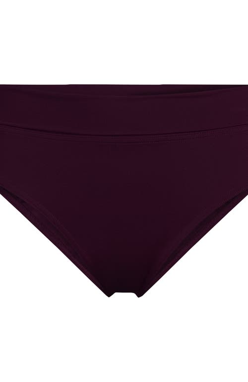 LANDS' END LANDS' END CHLORINE RESISTANT PINCHLESS HIGH WAISTED BIKINI BOTTOMS