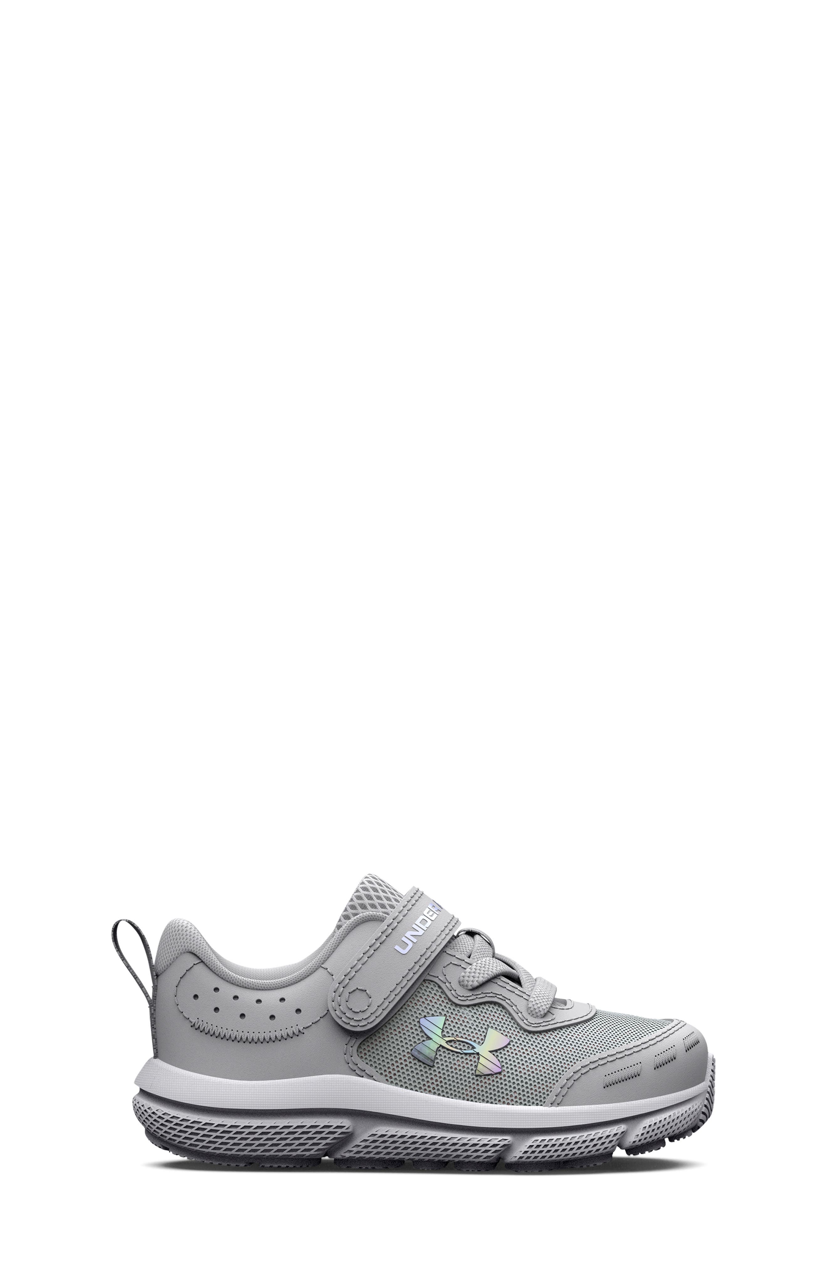 Under Armour Kids' Assert 10 AC Sneaker, Alternate, color, Halo Gray/ Iridescent