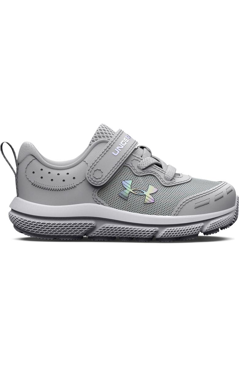 Under Armour Kids' Assert 10 AC Sneaker, Alternate, color, Halo Gray/ Iridescent