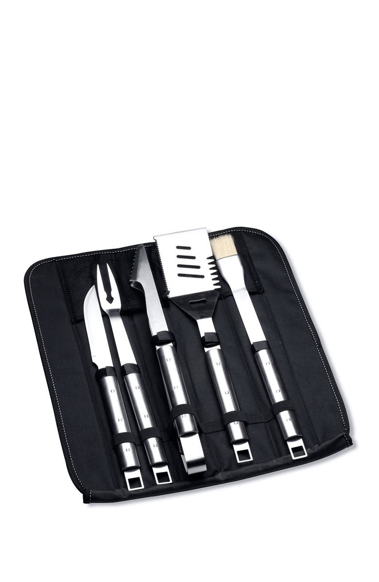 BergHOFF Black Cubo Stainless Steel BBQ 6-Piece Set, Alternate, color, Black