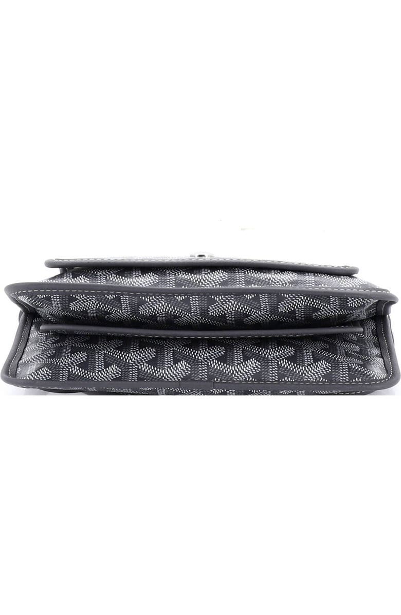 Pre-Owned Goyard Plumet Clutch Wallet Coated Canvas, Alternate, color, Gray