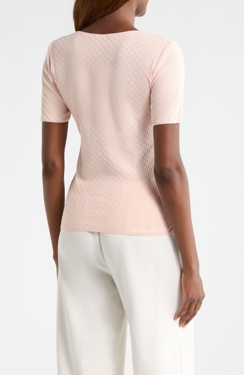 Emporio Armani Jacquard Knit Top, Alternate, color, Light Pink