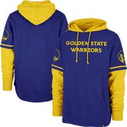 '47 Men's '47 Royal Golden State Warriors Trifecta Shortstop Pullover Hoodie