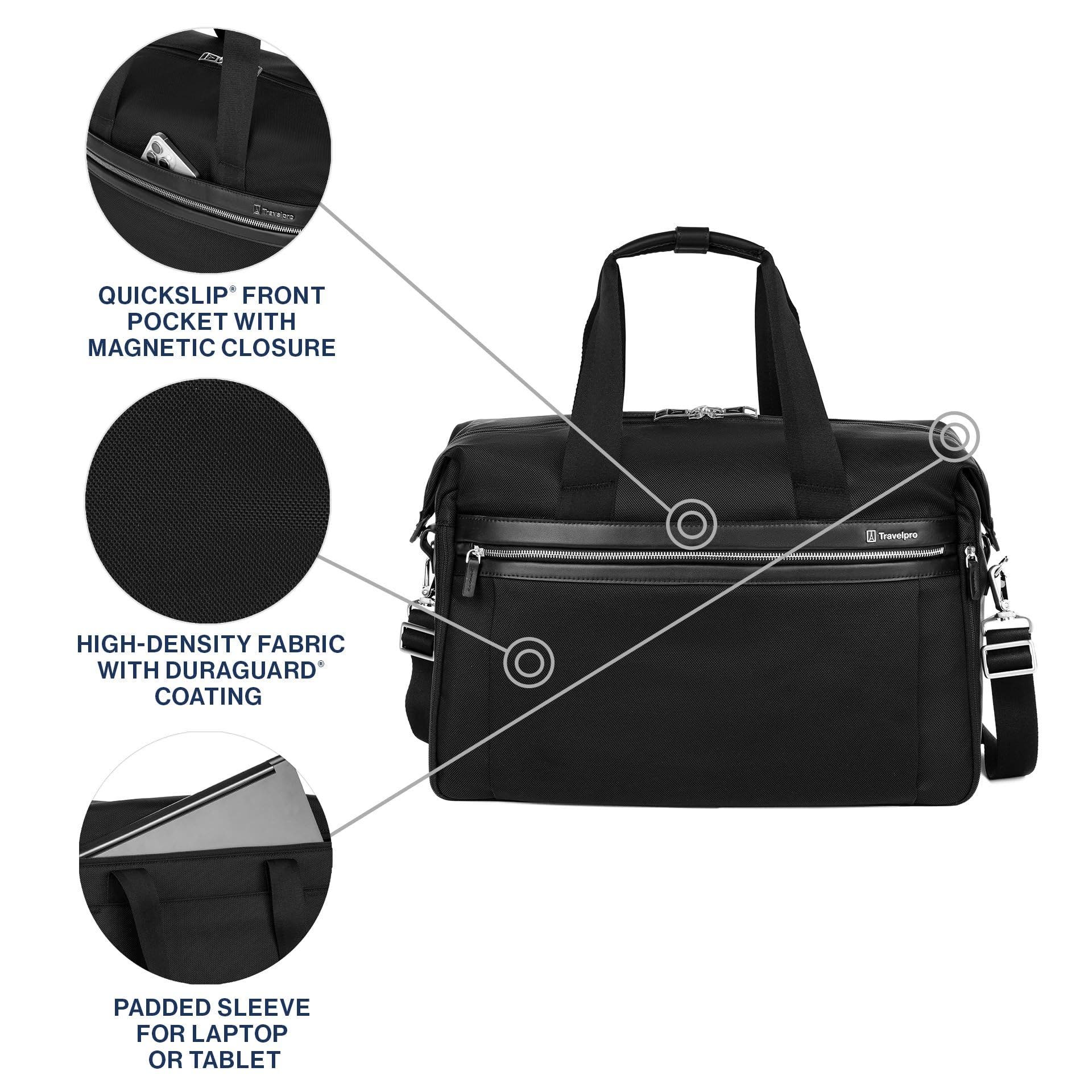 TRAVELPRO Platinum Elite Carry on Soft Travel Duffel Bag, Alternate, color, Black