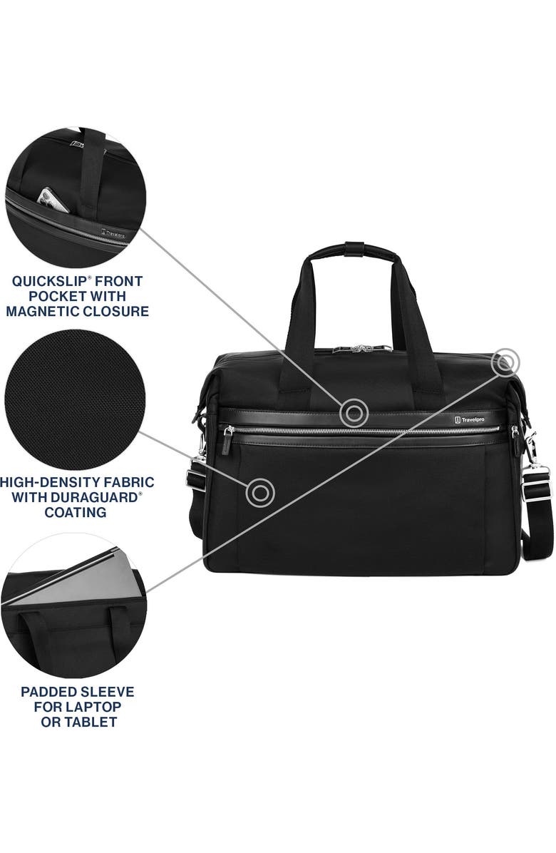 TRAVELPRO Platinum Elite Carry on Soft Travel Duffel Bag, Alternate, color, Black