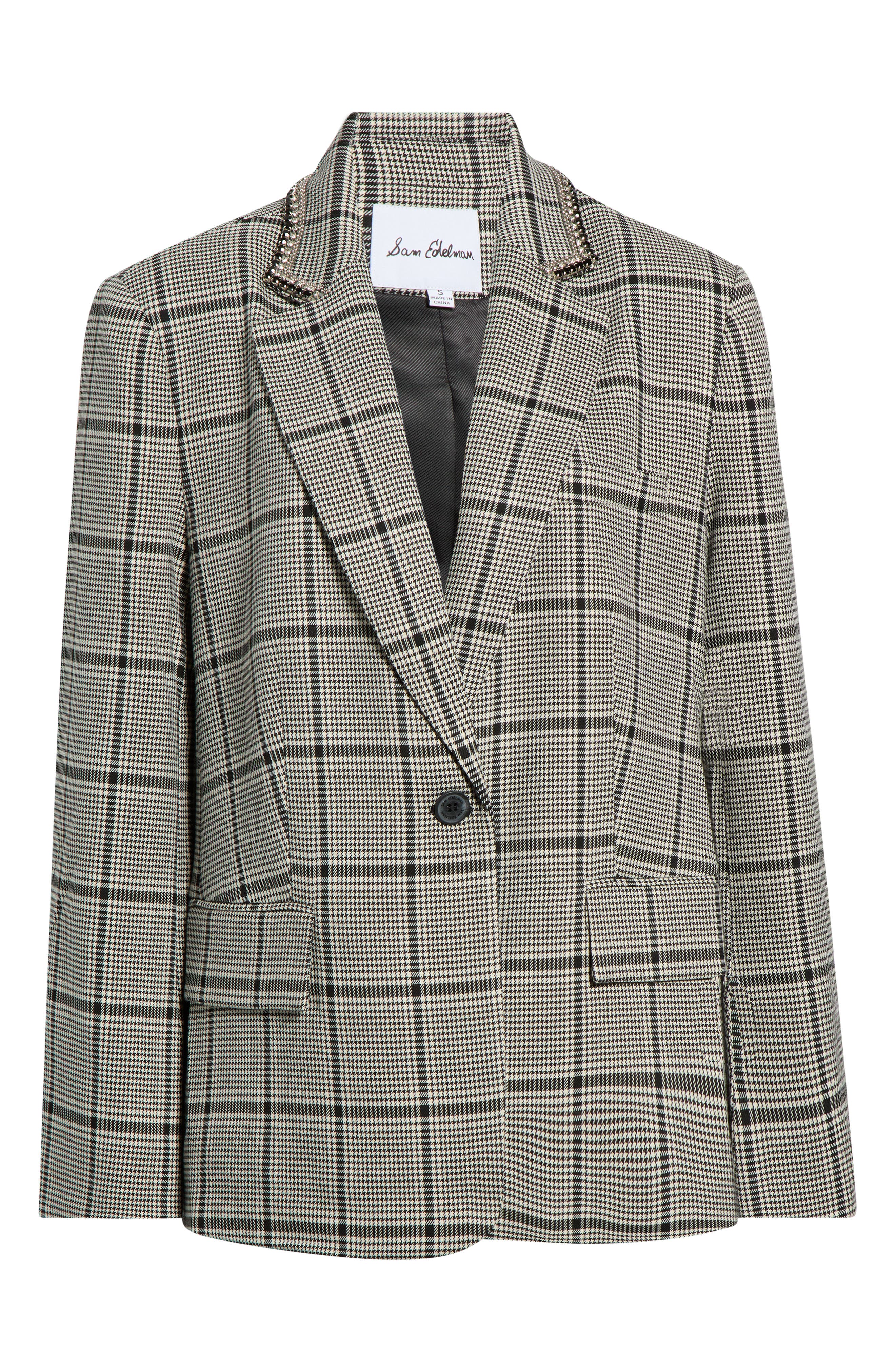 selected BLACK AND WHITE PLAID