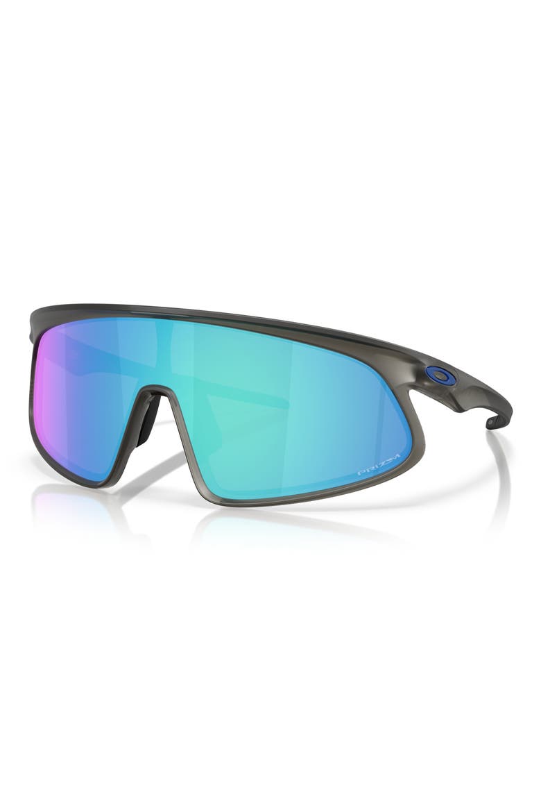 RSLV 149mm Prizm Polarized Shield Sunglasses, Alternate, color, SAPPHIRE