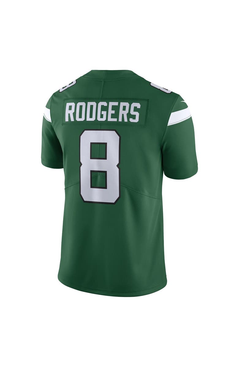 Nike Men's Nike Aaron Rodgers Gotham Green New York Jets  Vapor Untouchable Limited Jersey, Alternate, color, 