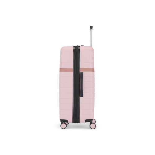 Bugatti Lisbon Hardside Check-in Large Luggage With Expansion In Pink