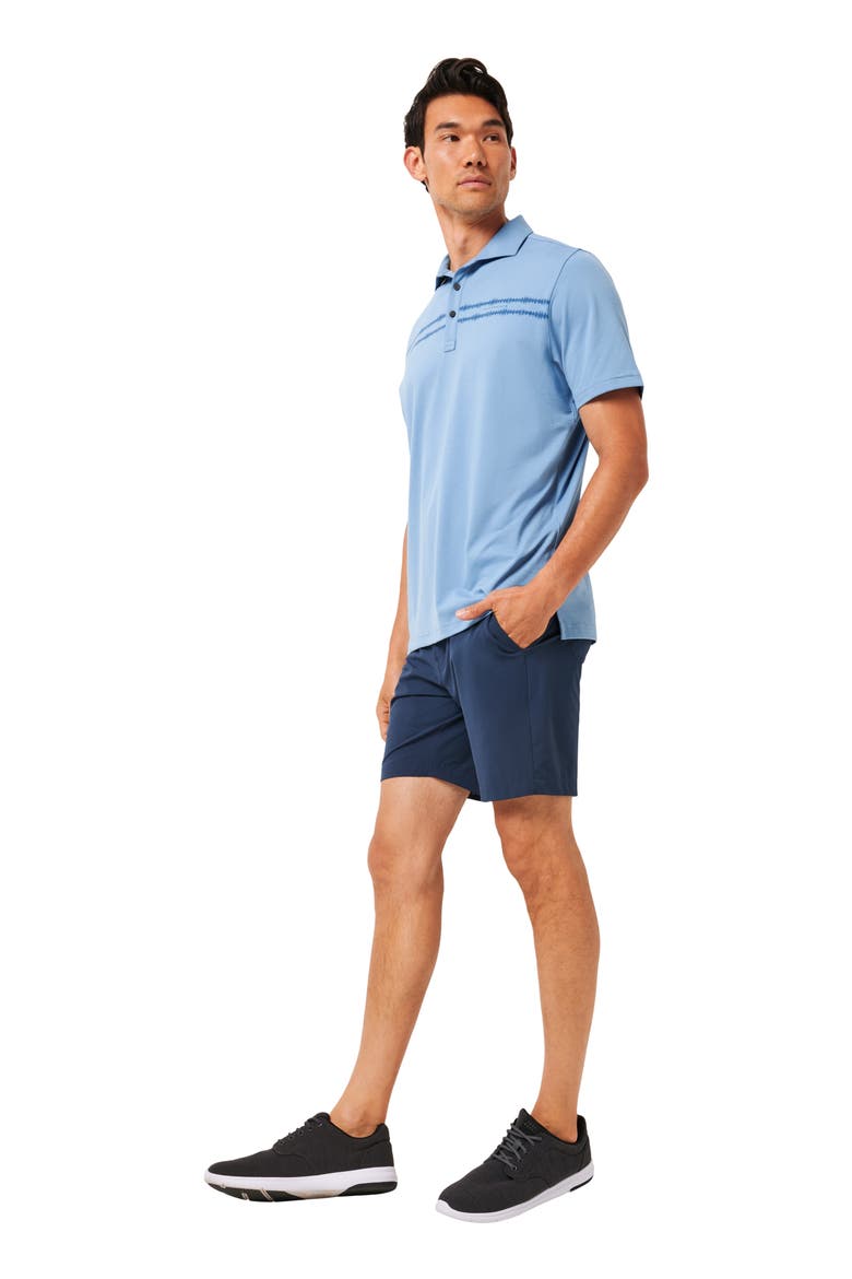 Sunbeam Chest Stripe Polo, Alternate, color, PACIFIC COAST