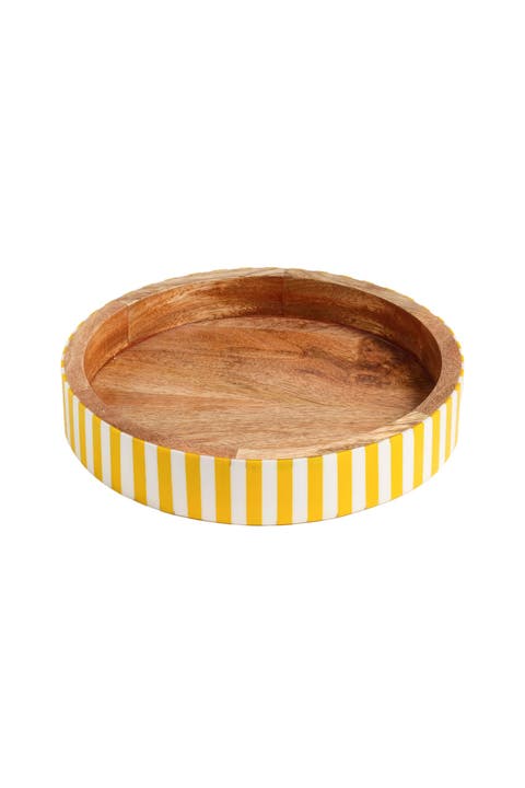 Nohar Mot Wood Tray Curated Decor