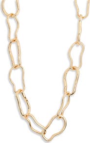 NORDSTROM RACK Wavy Link Chain Necklace