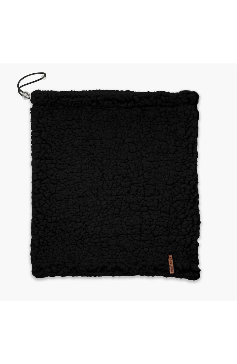 Turtle Fur Fleece Cinch Pipe Dream Neck Gaiter, Main, color, Black