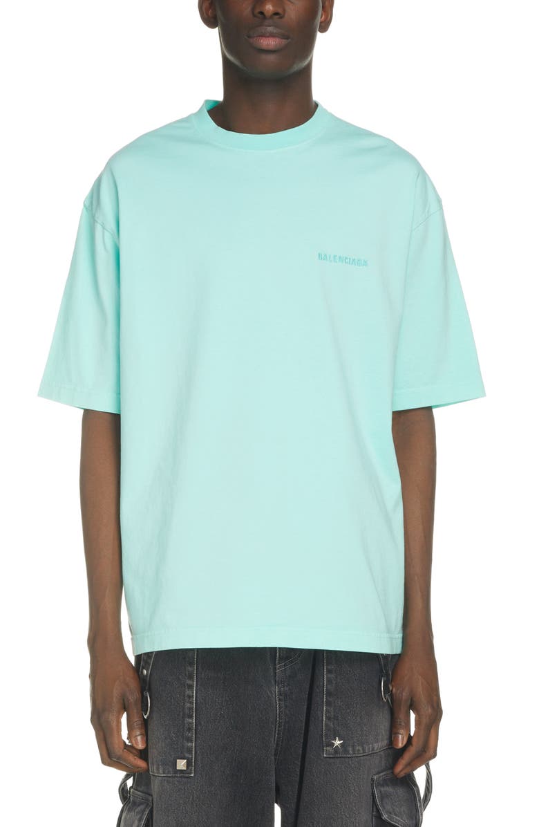Balenciaga Classic Logo T-Shirt, Main, color, 