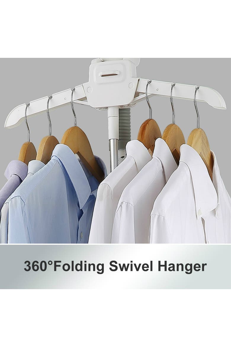 XL-08 Garment Steamer XL Water Tank & Woven Hose, Alternate, color, GRAY