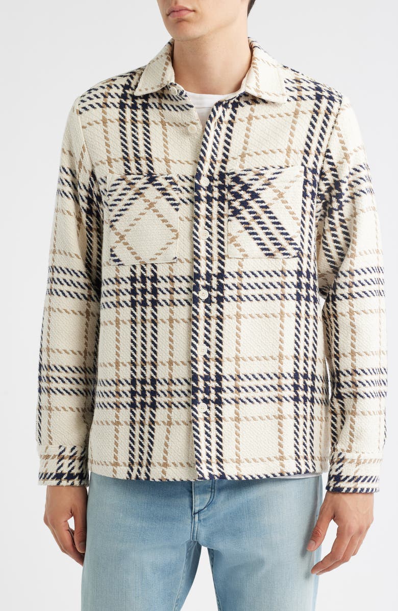 Wax London Whiting Welbury Plaid Overshirt, Alternate, color,