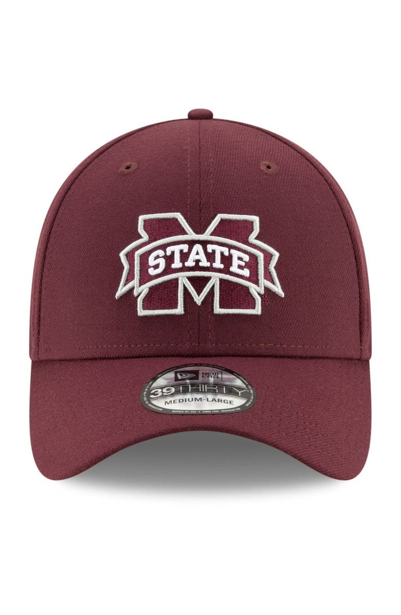 New Era Men's New Era Maroon Mississippi State Bulldogs College Classic 39THIRTY Flex Hat, Alternate, color,