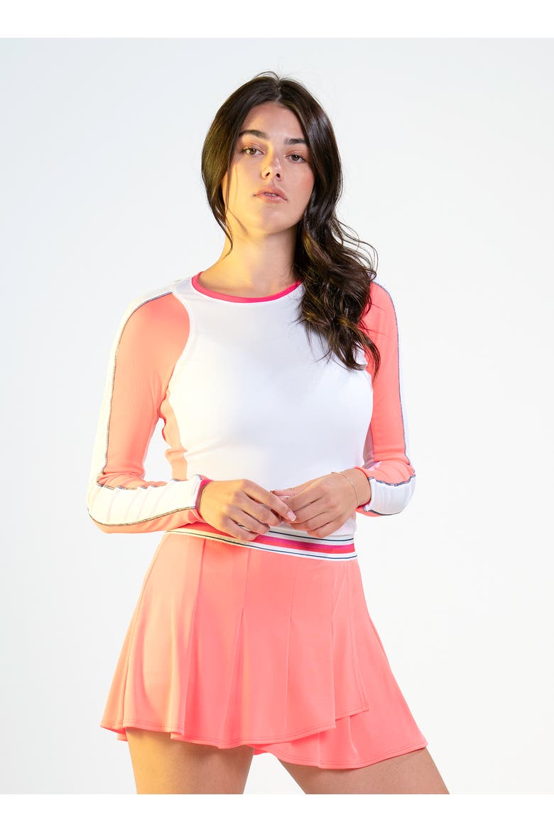 Glow Stroke Skirt, Alternate, color, Hot Lava
