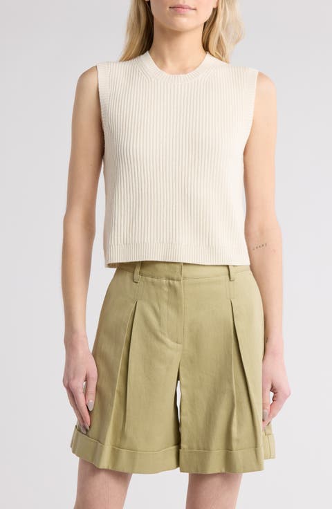Ribbed Cashmere Sweater Vest