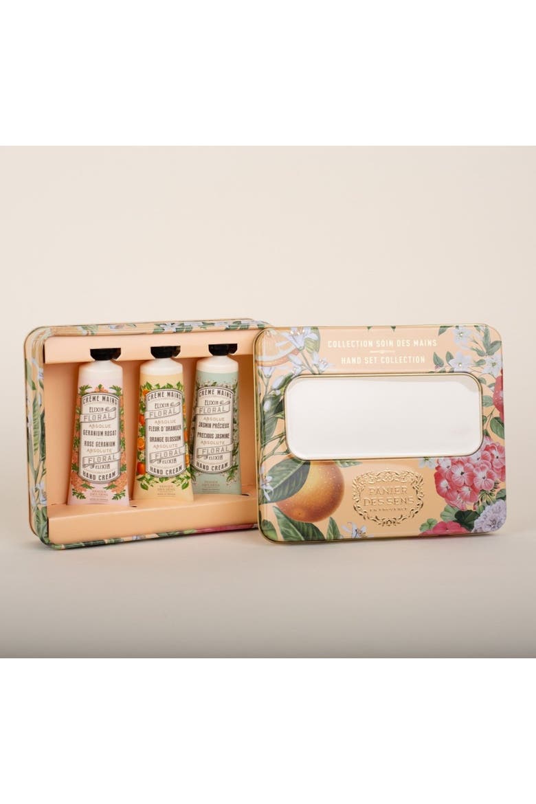 Three Hand Creams Set in a Tin Box, Alternate, color, None