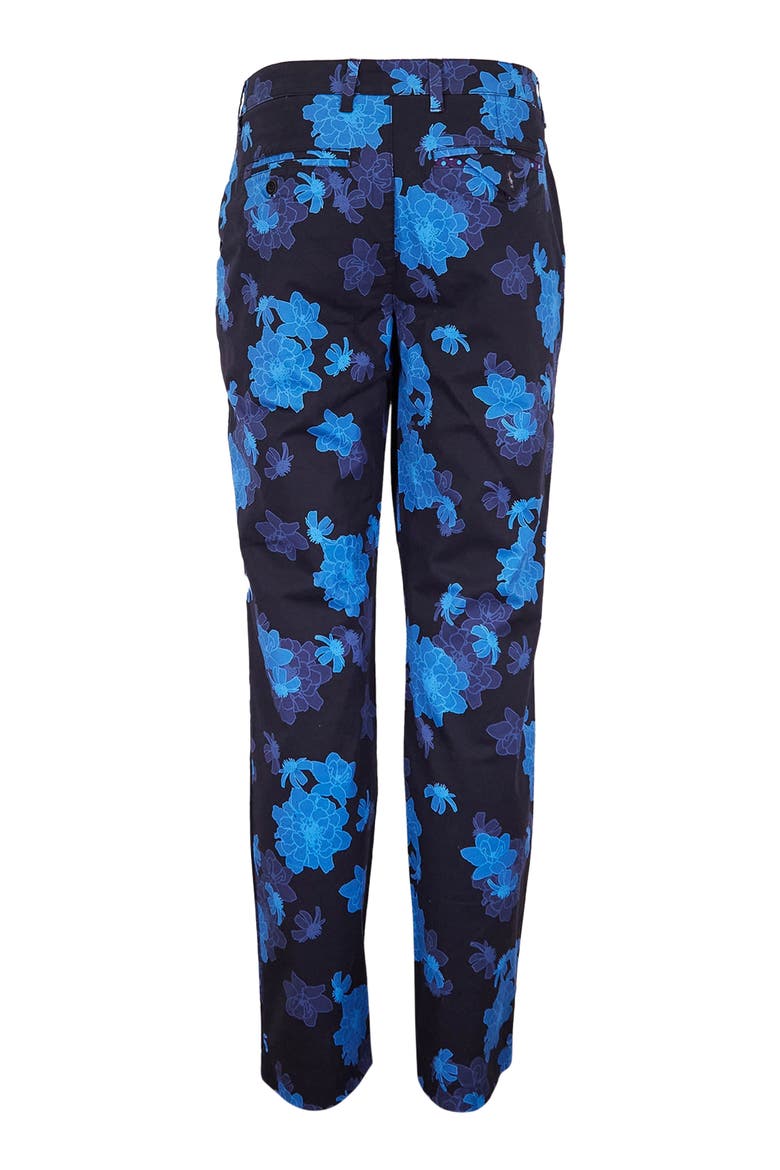 Charles Stretch Twill Flat Front Pant, Alternate, color, Softbloom Navy