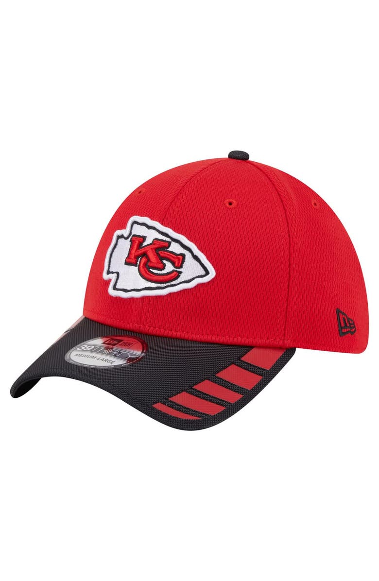 New Era Men's New Era Red Kansas City Chiefs Visor Hit 39THIRTY Flex Hat, Main, color, 