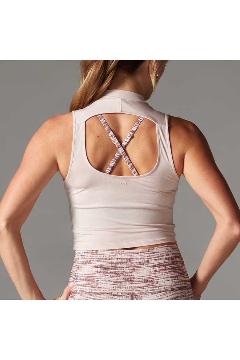 Mock Neck Tank, Alternate, color, SOFT BLUSH