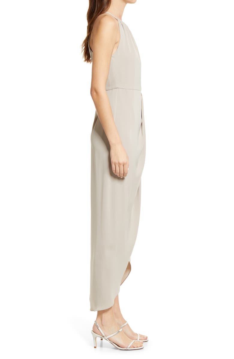 Shona Joy Draped Halter Tulip Gown, Alternate, color, 
