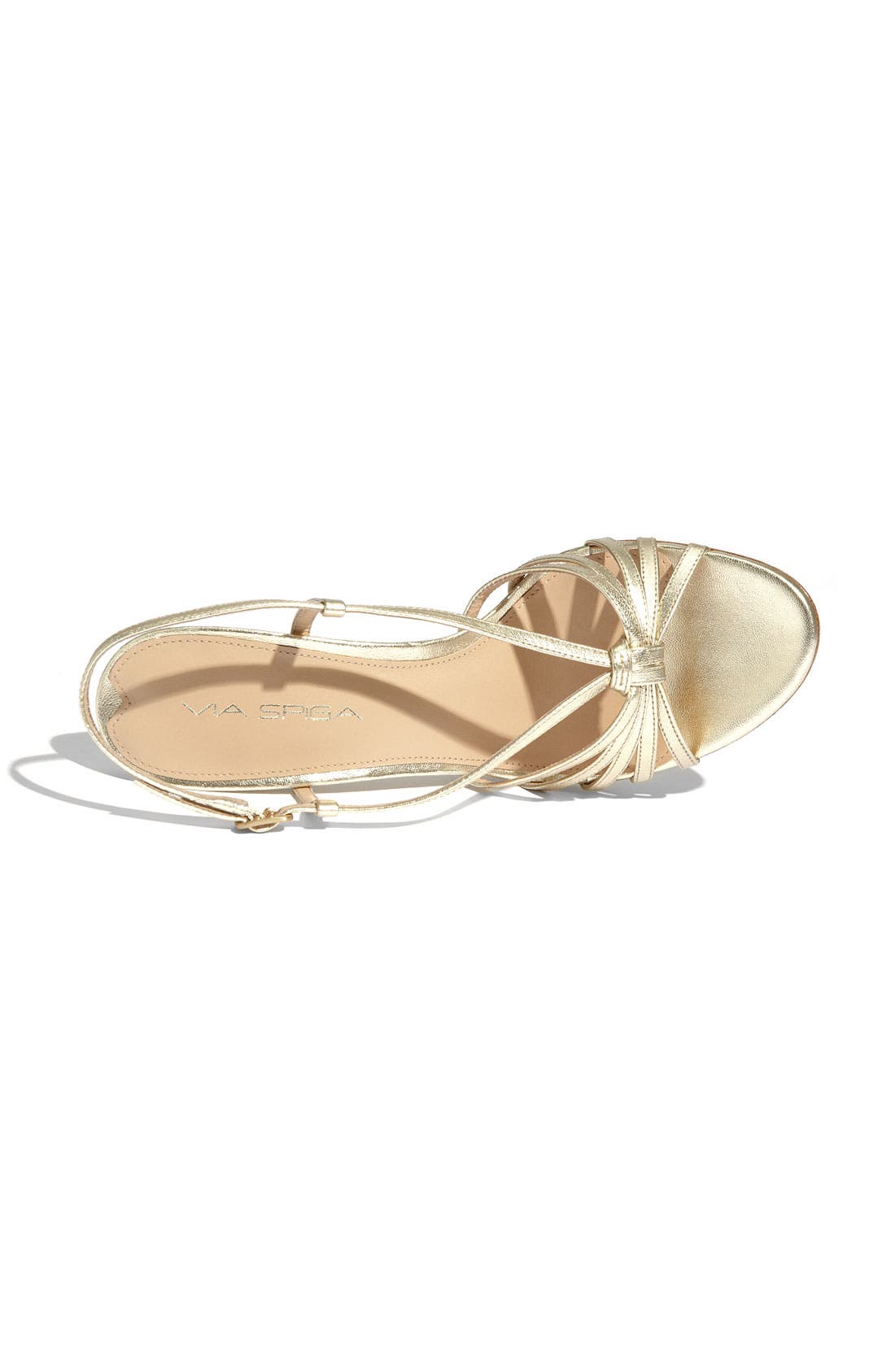 'Ilan' Sandal, Alternate, color, PLATINUM METALLIC