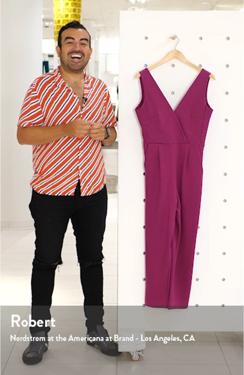 Marie Surplice Jumpsuit, sales video thumbnail