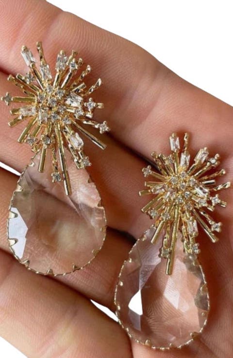 Champagne Drop Earrings