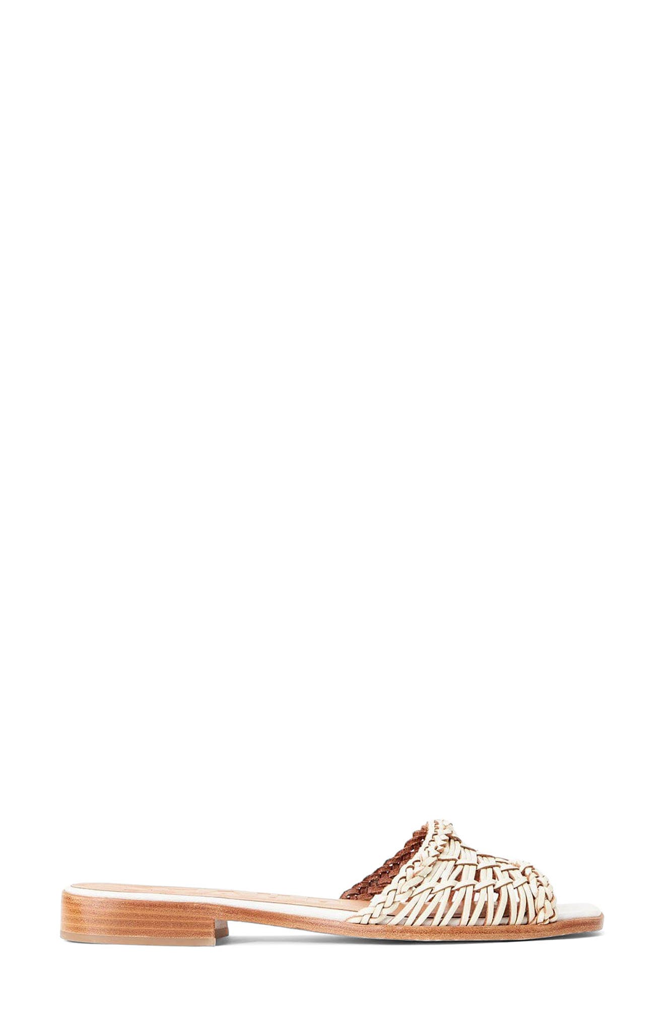 STAUD Caspian Woven Slide Sandal, Alternate, color, 