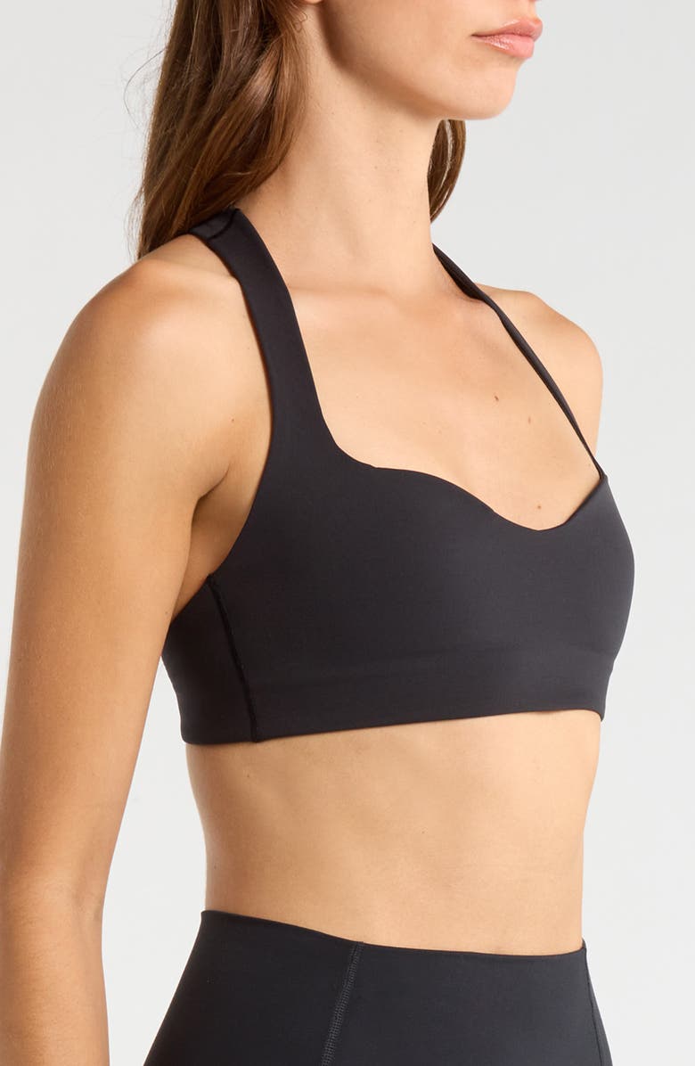 Free People FP Movement Win Win Sweetheart Racerback Bra, Alternate, color, Black