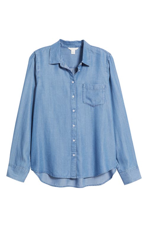 Caslonr Caslon(r) Chambray Button-up Shirt In Medium Wash