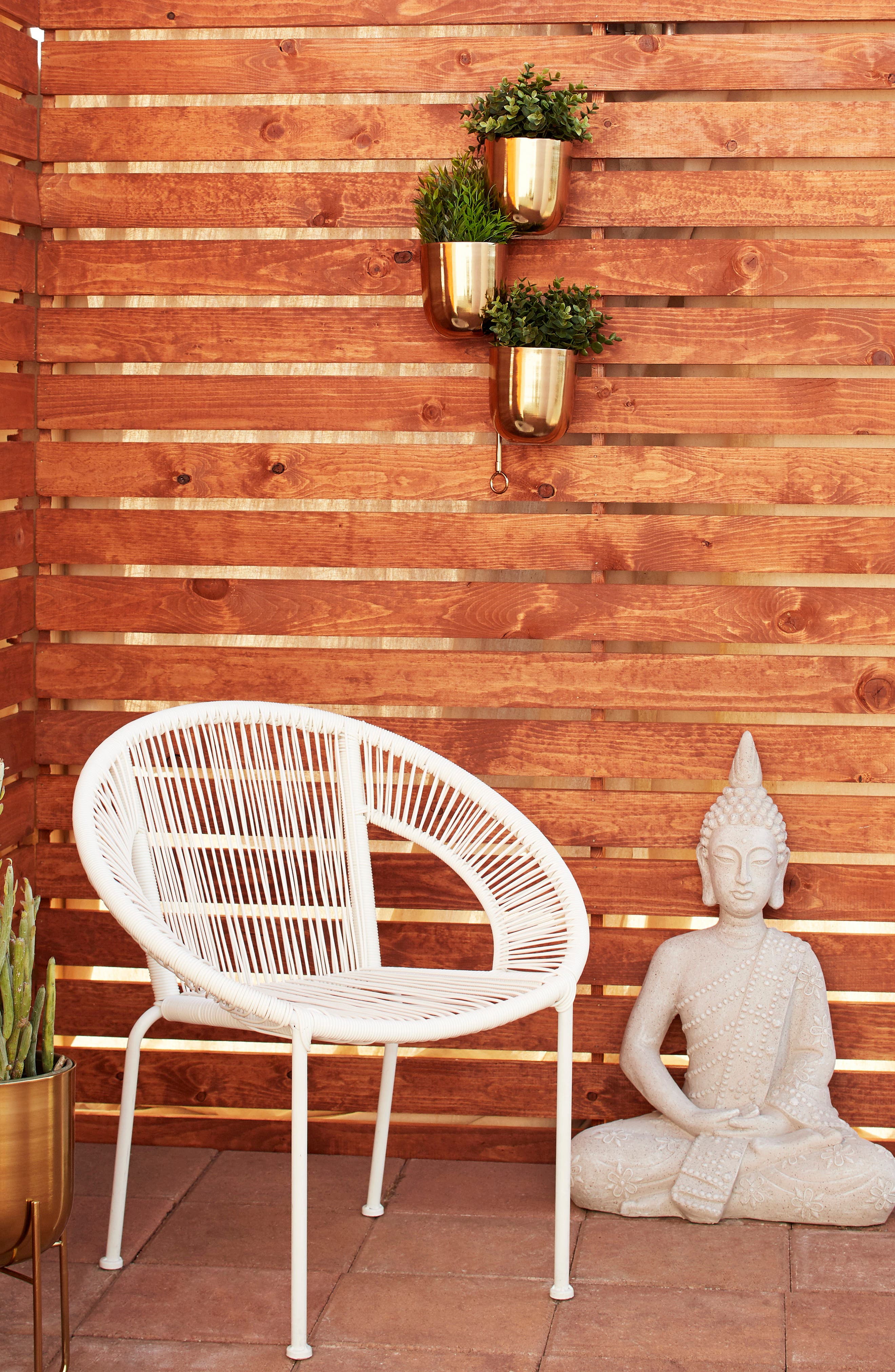 GINGER BIRCH STUDIO Light Grey Resin Sitting Buddha Sculpture ...