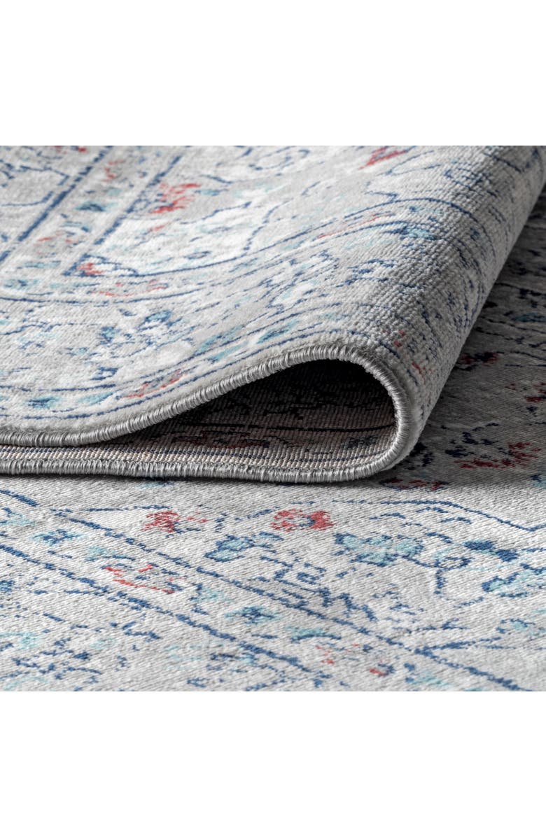 JONATHAN Y Modern Persian Vintage Medallion Area Rug, Alternate, color, Light Gray/ Multi