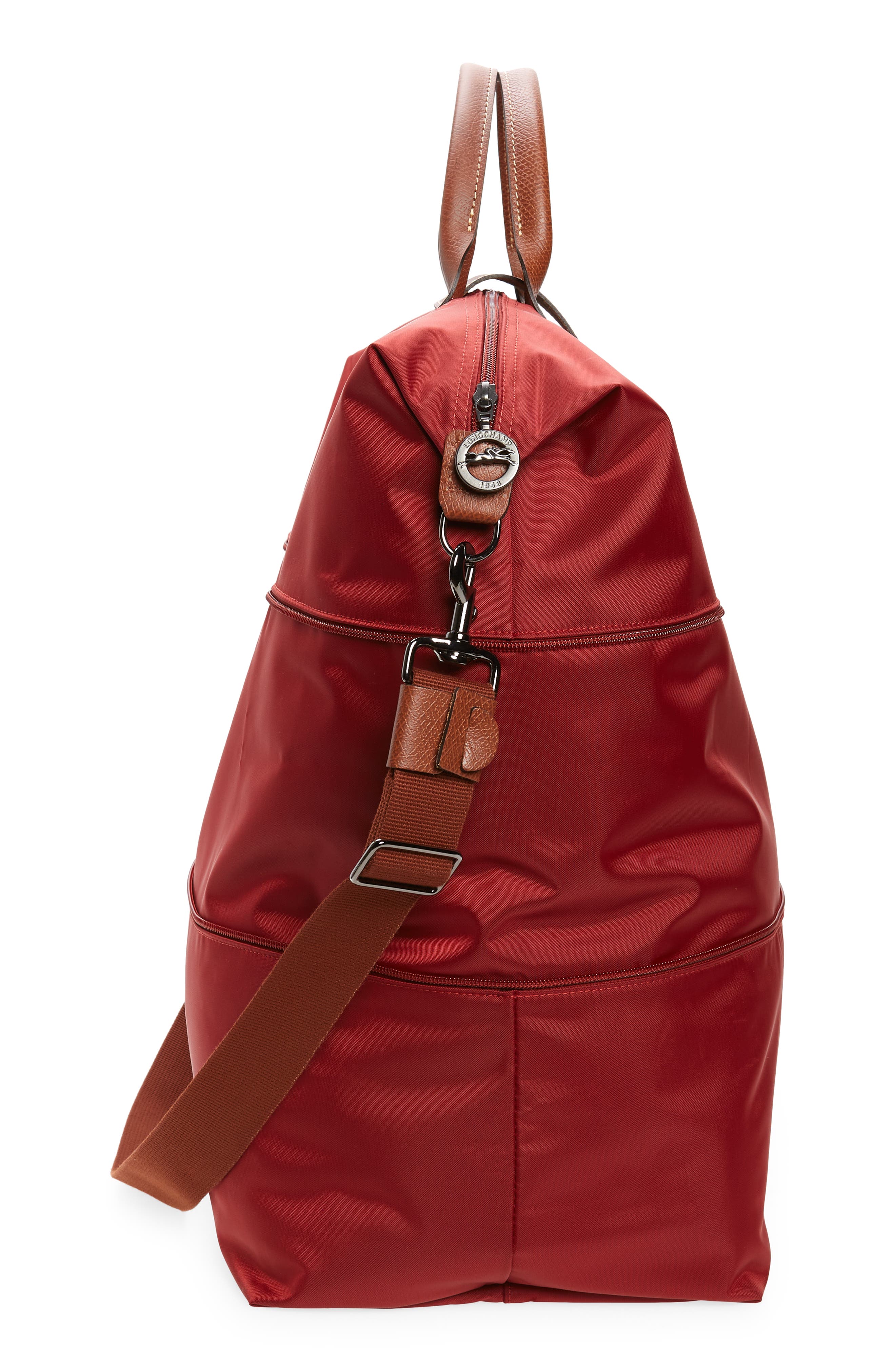Longchamp 21-Inch Expandable Travel Bag, Alternate, color, Red