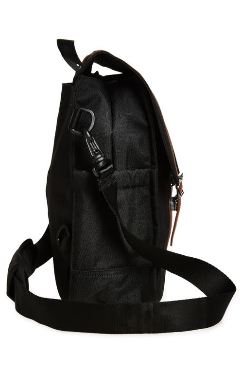 Herschel Supply Co . Survey Convertible Messenger Bag In Black