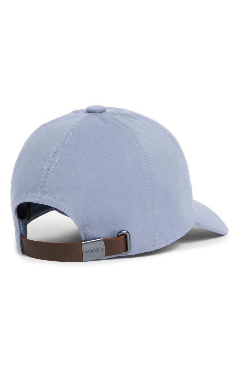 Vince Lux Adjustable 6-Panel Cotton Gabardine Baseball Cap, Alternate, color, Blue