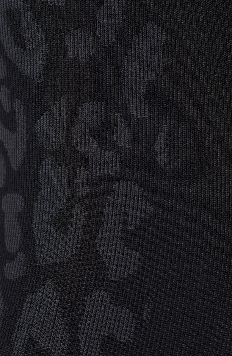 Sweaty Betty Leopard Print Jacquard Base Layer Leggings, Alternate, color, Black Leopard Paint Jacquard